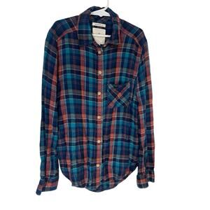 American Eagle Outfitters Y2K flannel Cabincore Top - Women’s Size XS